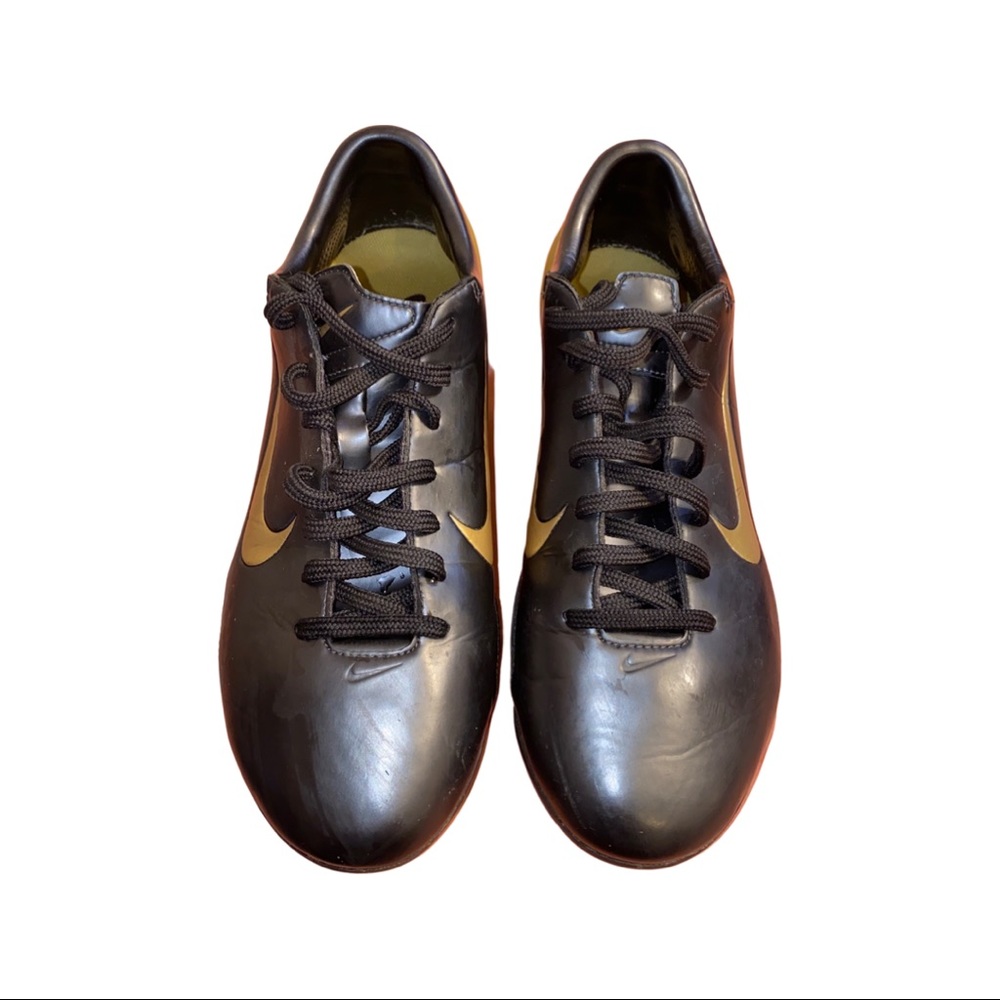 Nike Black & Gold Soccer Cleats